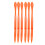 6PCS Easy Orange Citrus Peeler in Bright Orange Color Kitchen Tool 1