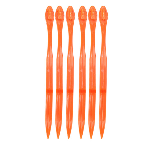 6PCS Easy Orange Citrus Peeler in Bright Orange Color Kitchen Tool
