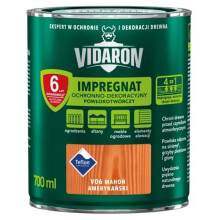 VIDARON BESKYTTENDE OG DEKORATIV IMPREGNERINGSBELÆGNING AMERIKANSK MAHOGNI V06 0,7L