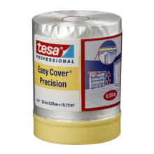 TESA Masking beskyttende malerfolie med tape 33m x 55cm