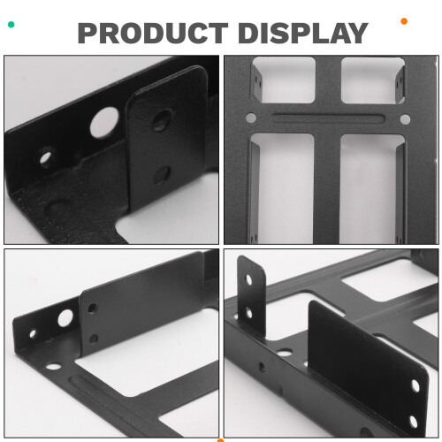 Double Layer SSD Metal Frame 2.5 To 3.5 Internal Mounting Computer SSD Hard Drive Dual Desktop Converter Adapter Bracket 1
