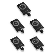 5X Receptor de Carga Inalámbrico Tipo C Adaptador de Cargador Inalámbrico Rápido Tipo C para