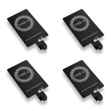 4X Récepteur de Charge Sans Fil de Type C Adaptateur de Chargeur Sans Fil Rapide de Type C pour pour
