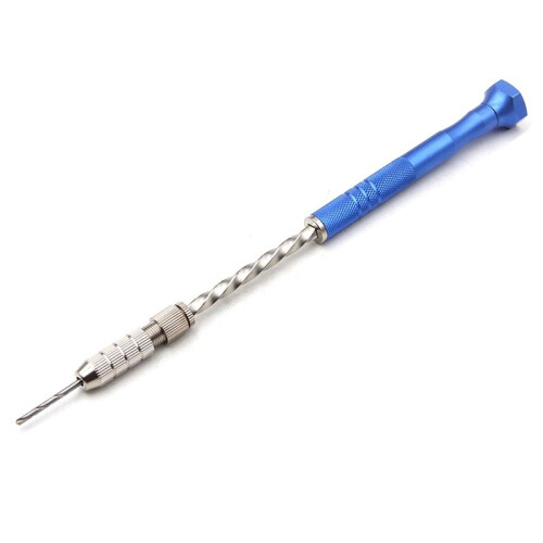 Extended Semi-Automatic 0.5-3mm Hand Twist Drill Amber Plastic Circuit Board Drilling Tool Twist Drill Set 2