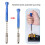 Extended Semi-Automatic 0.5-3mm Hand Twist Drill Amber Plastic Circuit Board Drilling Tool Twist Drill Set 4