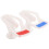 Water Dispenser Replacement Push Type White Plastic Tap Faucet 2 Pcs 1