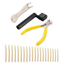 20Pcs Classical Acoustic Guitar Fret Wire Copper 2.0mm with 3Pcs Guitar Repair Maintenance Tool Guitar String Winder