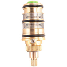 Brass Bath Shower Thermostatic Cartridge&Handle for Mixing Valve Mixer Shower Bar Mixer Tap Shower Mixing Valve Cartridge