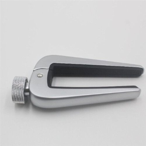 Hög Kvalitet Gitarr Capo Knop Ukulele Violin Bas Capo Gitarr Tillbehör Musikinstrument Silver