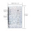 A6 Budget Binder Cover Clear PVC 6 Ring Binder Glitter Star Refillable Notebook Shell Protector with 2 Snaps 7