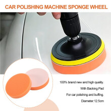 20Pcs 125mm Gross Polishing Buffing Pads 5 Inch Flat Sponge Car Polisher Clean Waxing Auto Paint Maintenance Care