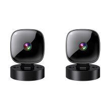 2X HD 1080P WiFi-Camera Nachtzichtcamera 360 Draaibaar Huisbeveiliging Draadloze WiFi-Bewakingscamera