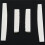 12 Set di 24 Pezzi 6 Corde per Chitarra Acustica Bone Bridge Sella E Dado Realizzato in Real Bone 6