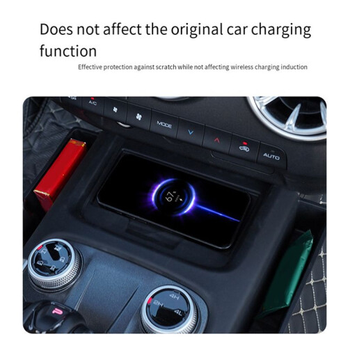 For Great Wall Tank 300 Hi4-T Central Control Charging Silicone Pad Storage Box Modified Interior Accessories Red 2