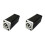 2X LED PowerCon AC Coupler Adapter Extender Connector High Quality Speakon Panel Mount Straight Adapter White to White 1