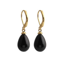 (black) 1pair Fashion Earrings Women Earrings Natural Shell Pearl Dangle Earrings Elegant Party Or Wedding Multi-color Optional