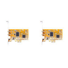2X PCIE zu AV 878A Videoaufnahmekarte PCIE-Überwachung HD-Bild PCI-E 878A Aufnahmekarte für Medizinische Bildgebung