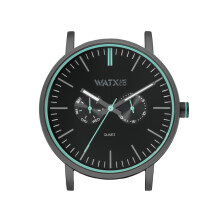WATXANDCO WXCA2718 rannekello. Laatikko, musta. Unisex.