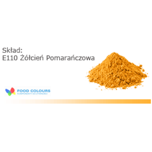 Frugtfarvepulver 5g ORANGE