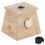 Single Hole Bamboo Moxibustion Box Moxa Roller Stick Holder Moxibuting Tool 1