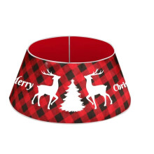 Christmas Tree Collar Holiday Decor Artificial Christmas Tree Collar for Home Apartment Living Room Study Family A