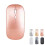 (Rose gold) Bluetooth Wireless Mouse Pc Wireless Mouse Computer Laptop Notebook Wireless Mouse 2.4g 1