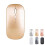 (Golden) Bluetooth Wireless Mouse Pc Wireless Mouse Computer Laptop Notebook Wireless Mouse 2.4g 1