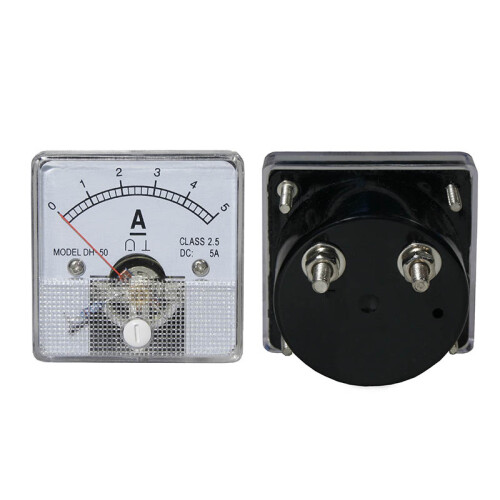 5A panelamperemeter med shunt