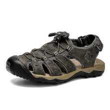(43, DarkBrown) Men's Sandals Hiking Water Beach Sport Outdoor Athletic Arch Support Summer Sandals 3Fa2026