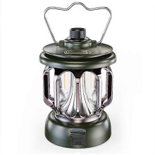 (dark green) Outdoor camping light LED horse lantern portable tent light convenient USB rechargeable camping light