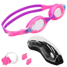 Børns svømmebriller til poolen ANTI-FOG - pink+violet OK04