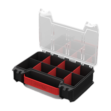 QBRICK SYSTEM PRO Modulaarinen järjestelijä kannella, työkalulaatikko 1,7 l