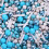 Blue Lagoon sukkerperler mix 50g drys 1