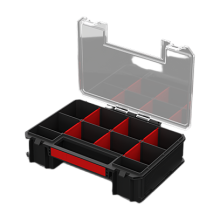 QBRICK SYSTEM KAKSIOSASTO MULTI lokeroilla työkalulaatikko 1,7 l