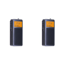 2X HRD205 Trasmettitore Portatile Ad Alta Sensibilità Radio Stereo FM Ricaricabile per Anziani