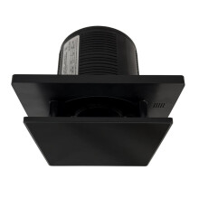 Badeværelsesventilator timer glas NORTADA HOKURO HOK 120 T sort