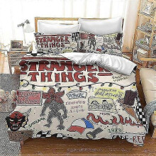 (180x210cm) Stranger Bedding Set Kids Duvet Cover Sets Quilt Cover With Pillowcase