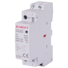E.NEXT p005217 Modulær kontaktor PRO 2P 20A 2NO 230V AC