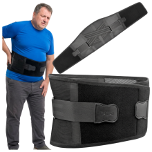 Lumbalstøttebælte til korsbenet, ortopædisk, afstivende, FIT4MED L/XL 96-121CM