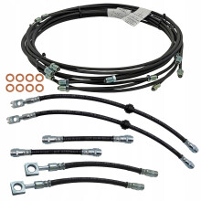 Stive stålbremseslanger + fleksible slanger VW GOLF 4