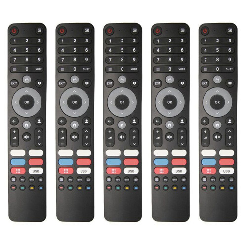 5X Universal  TVs Remote Control for DEXP, , CHIQ - for Multiple Models,Infrared