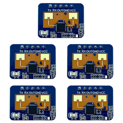 5X 24G MmWave LD2410C Human Presence  Sensor Motion Detection Module