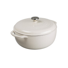 Emaljeret støbejernsgryde 7L Oyster / Lodge