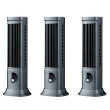 3X Desktop Bladeless Fan, USB Rechargeable Portable Air Conditioner 3 Speeds Silent Table Tower Fan