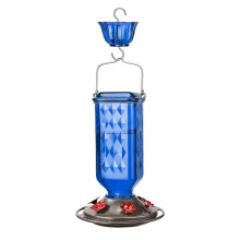 Feeder Hanging Bird Feeder with Ant Moat Outdoor Feeder with 6 Feeding