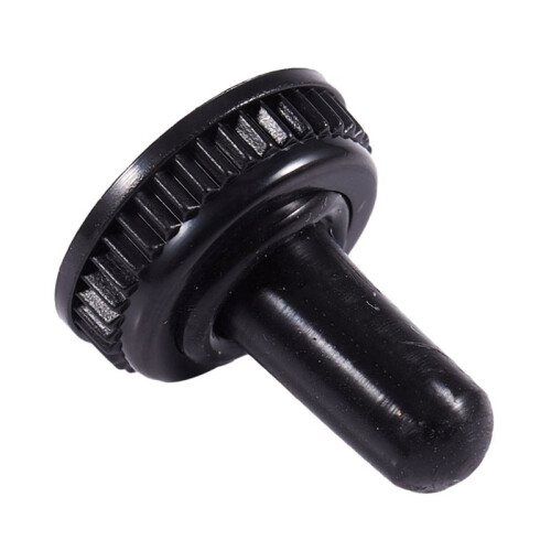 40 X Waterproof Toggle  Boot Cap Black Rubber Cover 6mm Diameter 2