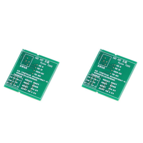 2X Desktop for  AM5 CPU Socket Tester Diagnostic Analyzer Dummy Load Fake Load with LED Indicator
