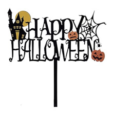 Akryl kagetopper HAPPY HALLOWEEN wz5