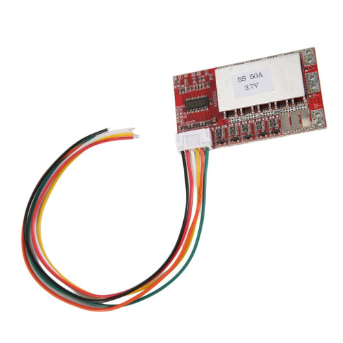 2X 5S 50A BMS Board 3.7V Lithium Battery Protection Board with Balance 2
