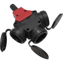 TAURUS2 TRIPLE SPLITTER MED PIN OG STIK IP54